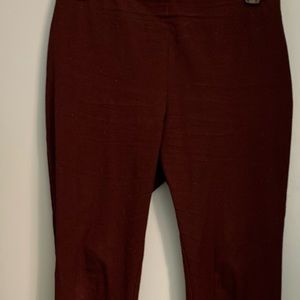 A New Day wine stretch pants Sz 10